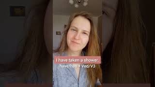 Take a shower - принимать душ, изучение английских слов #Shorts