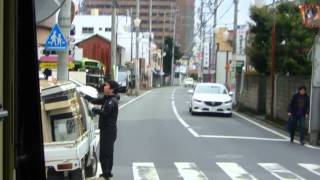 ＜国際興業バス／前面展望＞飯04 飯能駅→東飯能駅駅前広場　2014/12/20撮影