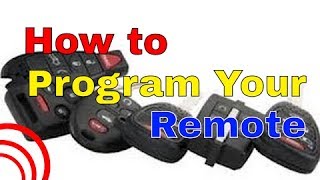 Kia Sorento Factory Transmitter Remote Programming How To