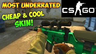 CS GO - Underrated Skins #1! Scar EMERALD! Cheap Weapon Skins (Counter Strike)