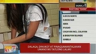 UB: Dalaga, dinukot at pinagsamantalahan umano ng tatlong lalaki