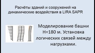 Расчёт зданий и сооружений на динамические воздействия в Lira Sapr Урок 13