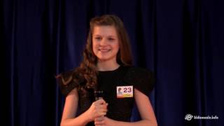 Софья Каймакова. Четвертьфинал Детской Новой Волны 2017 (№ 23)