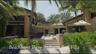 Beachfront Three Bedroom Pool Villa – Banyan Tree Mayakoba
