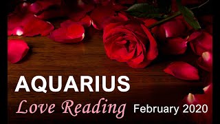 AQUARIUS LOVE READING - FEBRUARY 2020  "BREAKING OUT OF THE COMFORT-ZONE AQUARIUS" Tarot Reading