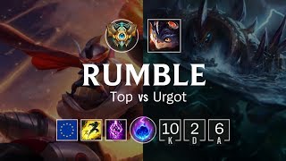 Rumble Top vs Urgot - EUW Challenger Patch 8.23