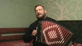 Как играть на гармони и петь песню На солнечной поляночке