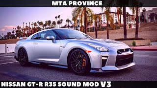 Nissan GT-R Sound Mod v3 [MTA Province]