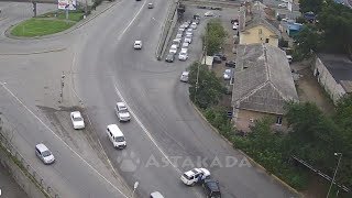Владивосток ДТП Honda CR-V 21 августа Баляева ул. Котельникова Astakada