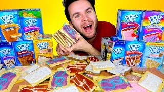 TRYING WEIRD POP-TARTS! | S'mores, Cinnamon Roll, & MORE Pop Tarts Taste Test!