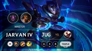 Jarvan IV Jungle vs Lee Sin - KR Master Patch 9.12