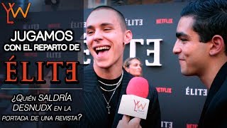 El REPARTO de ÉLITE responde: ¿Quién saldría DESNUDO/A en una revista? | Temporada 2