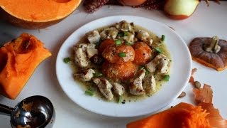 Куриное филе с тыквой в сметане\\ Тушеное куриное филе//Chicken with pumpkin