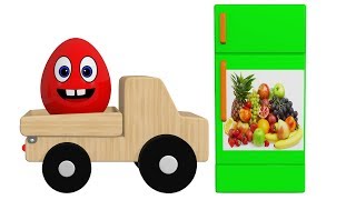 Учим Цвета с удивление яйца и торты Учим цвета Aprender colores Развивающий мультик для детей