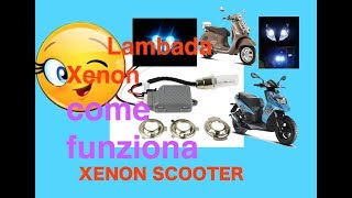 Lampada Xenon  per Scooter e Moto e  Vespa Moto Hid