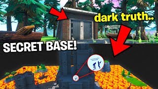 I found the PRO BUILDER's dark secret in his Secret Base.. (Fortnite)