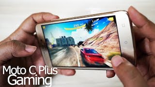 MOTO C PLUS Hardcore Gaming & Heating Test! [Asphalt 8, Xtreme, MC5, BIA3]