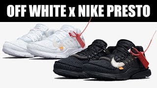 OFF WHITE x NIKE PRESTO UPDATE, JORDAN 13 HE GOT GAME RELEASE DATE CHANGE & MORE!!