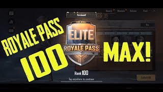 Maxing out the Royale Pass | Season 7 royale pass 100!