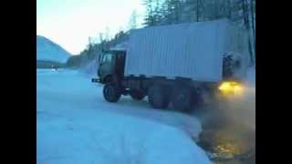 северный дальнобой . зимник.  якутия.