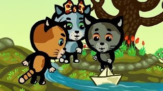 Обучающие мультфильмы (songs for kids) - Времена года. Весна - Три котенка