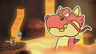 Redpepper Volcano (Mini Star 1) - Paper Mario: Color Splash Walkthrough