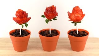 Fun Food Tutorial - How to Make Strawberry Roses