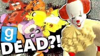 PENNYWISE KILLS THE FNAF ANIMATRONICS?! | Gmod Sandbox (IT vs FIVE NIGHTS AT FREDDY'S)