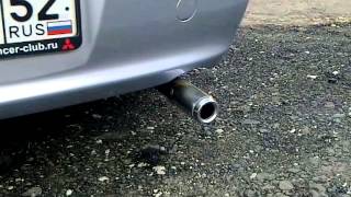 Mitsubishi Lancer X 1.8 Exhaust (Мицубиши Лансер Х 1.8 выхлоп)