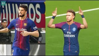 PES 2018 PC Neymar,Suarez Face Data Pack 1 Update
