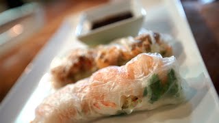 Simple Homemade Fresh Spring Rolls | SAM THE COOKING GUY