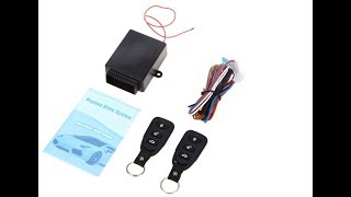 Подключение  ЦЗ - keyless entry systemlb-402 на ауди 80 часть 1 [ @ 2017 ]