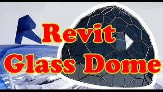 make a glass dome in revit | طريقة عمل قبة زجاجية في الريفيت