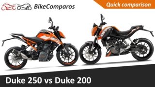 KTM Duke 250 vs Duke 200 Comparison Review