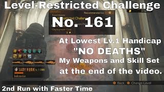 Resident Evil Revelations 2 Raid Mode Level-Restricted Challenge No. 161 at Lv.1 Handicap NO DEATHS