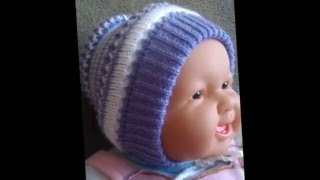 Вязание для детей  Зимние шапочки для девочек и мальчиков