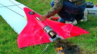 FASTEST RC TURBINE MODEL JET IN ACTION 727KMH 451MPH FLIGHT DEMO GUINNESS WORLD RECORDS