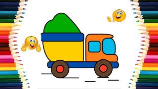 Colors for Children to Learn with Color Bus, Truck and Fire Truck | Learn Colors for Kids