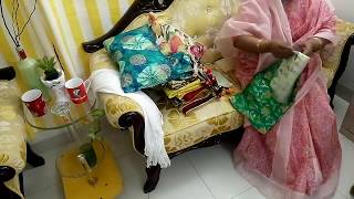 How to make Beautiful Cushion Cover At Home | নিজের পছন্দ মতো কম খরচে কিভাবে কুশন কাবার বানাবেন।