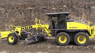 HBM BG160TA-4 Joystick Controlled Grader @ Steinexpo 2014