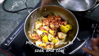 Instant Lemon Pickle on Induction Cooktop