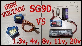Сервопривод SG90 - Испытание двигателя на выживаемость