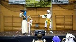 Ikimashou Cosplay - Actuación Yamuraiha y Sharrkan de MAGI (Salon Manga de Moguer 2014)