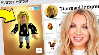 THERESE LINDGREN FÅR ETT ROBLOX-KONTO