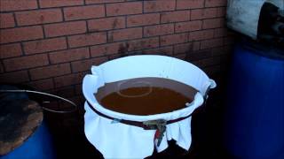 Filtering used oil WVO, WMO for Diesels or heaters