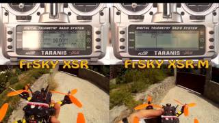 FrSKY XSR-M v/s XSR RSSI test