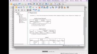 How to Calculate Linear Regression SPSS