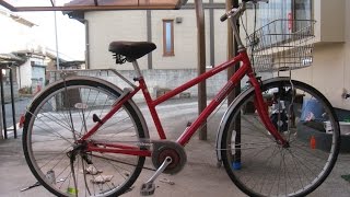 ブリヂストンサイクル通学自転車アルベルトのリアタイヤ交換をやってみた♪（BRIDGESTONE Albelt）再UP