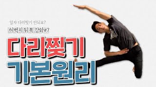 [다리찢기#25] 원리만 알면 쉬운 다리찢기! (easy way to split your legs)
