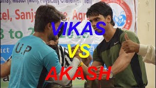 AKASH KUMAR (WRIST HUNTER) ALL BOUTS UP STATE ARM WRESTLING 2018